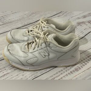 ‼️6/$15‼️New Balance 575 Men's Size 9.5 White Leather Sneakers MW575WT Health